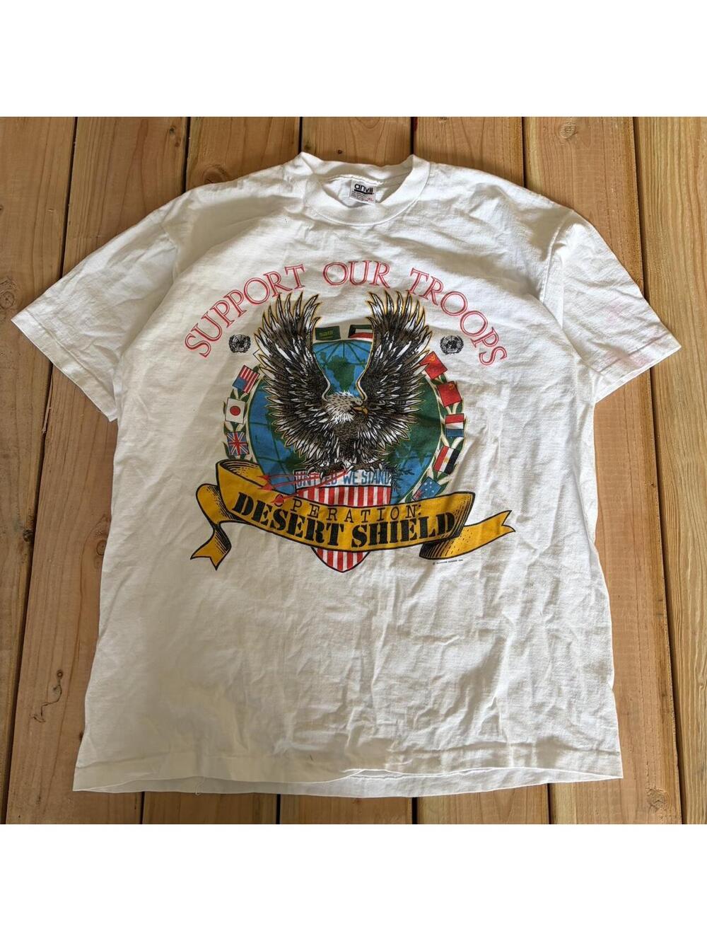 Vintage Operation Desert Storm “Support Our Troops” T-shirt